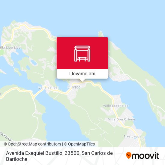 Mapa de Avenida Exequiel Bustillo, 23500