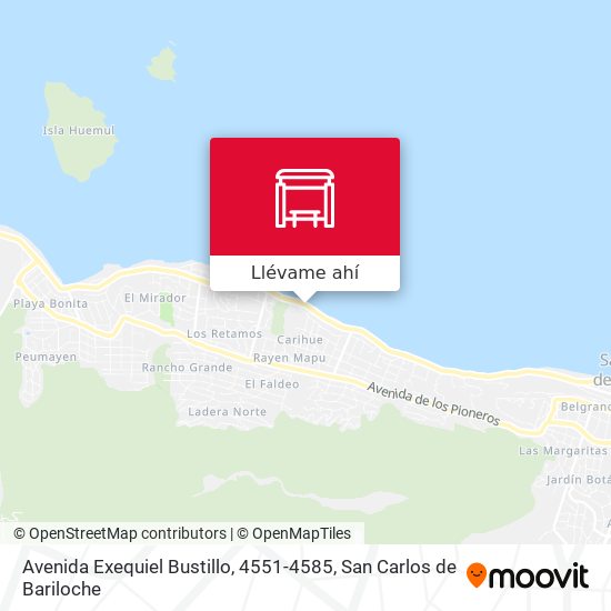 Mapa de Avenida Exequiel Bustillo, 4551-4585