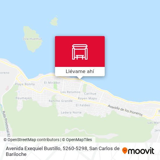 Mapa de Avenida Exequiel Bustillo, 5260-5298