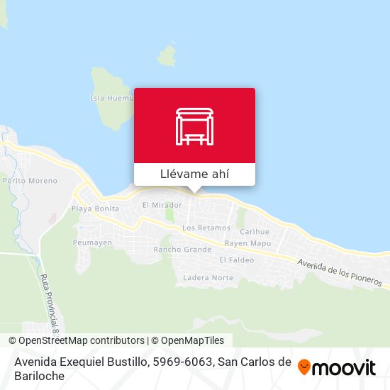 Mapa de Avenida Exequiel Bustillo, 5969-6063