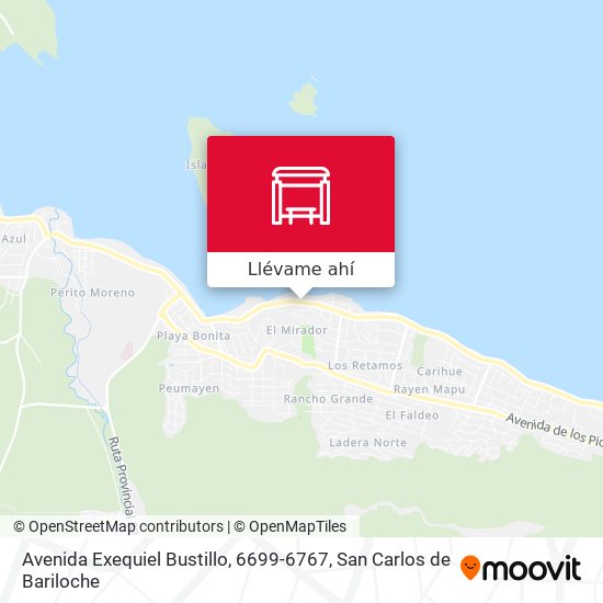 Mapa de Avenida Exequiel Bustillo, 6699-6767