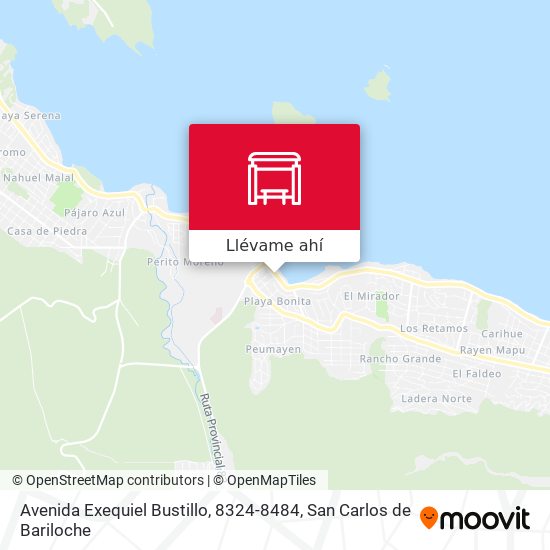 Mapa de Avenida Exequiel Bustillo, 8324-8484