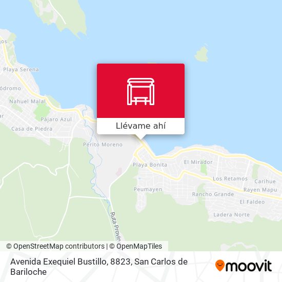 Mapa de Avenida Exequiel Bustillo, 8823