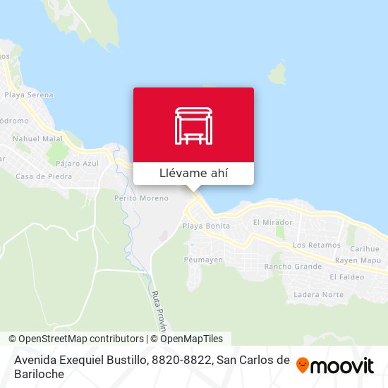 Mapa de Avenida Exequiel Bustillo, 8820-8822