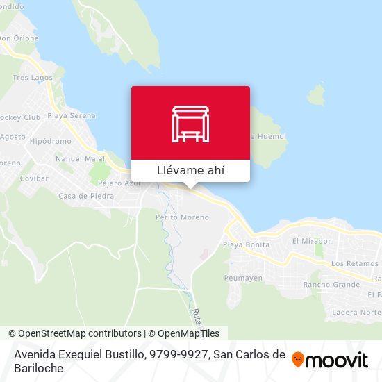 Mapa de Avenida Exequiel Bustillo, 9799-9927