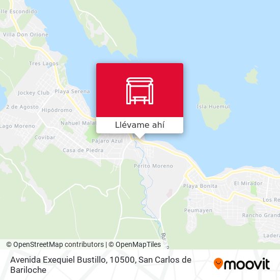 Mapa de Avenida Exequiel Bustillo, 10500