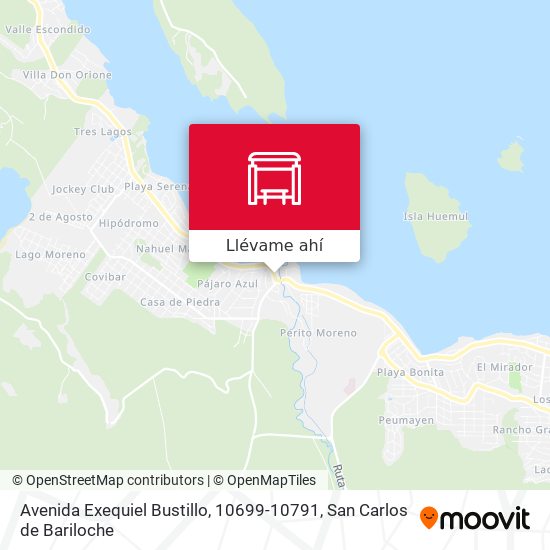 Mapa de Avenida Exequiel Bustillo, 10699-10791