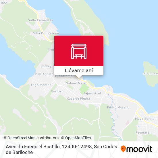 Mapa de Avenida Exequiel Bustillo, 12400-12498