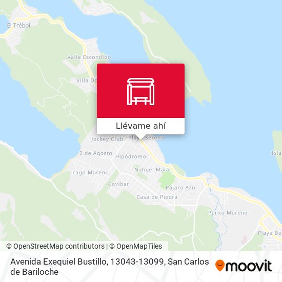 Mapa de Avenida Exequiel Bustillo, 13043-13099