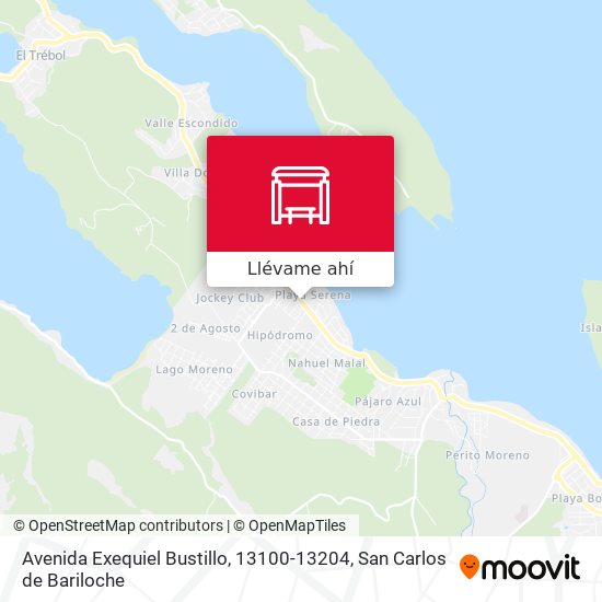 Mapa de Avenida Exequiel Bustillo, 13100-13204