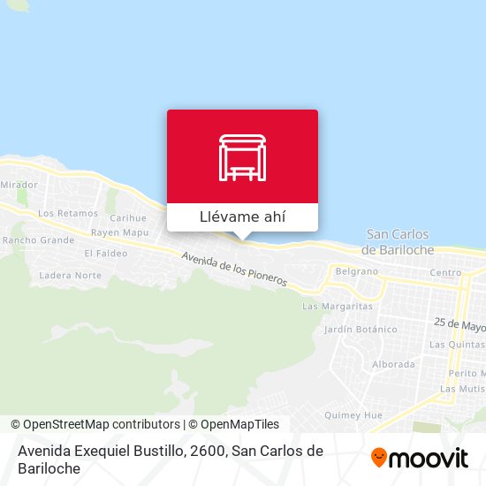 Mapa de Avenida Exequiel Bustillo, 2600