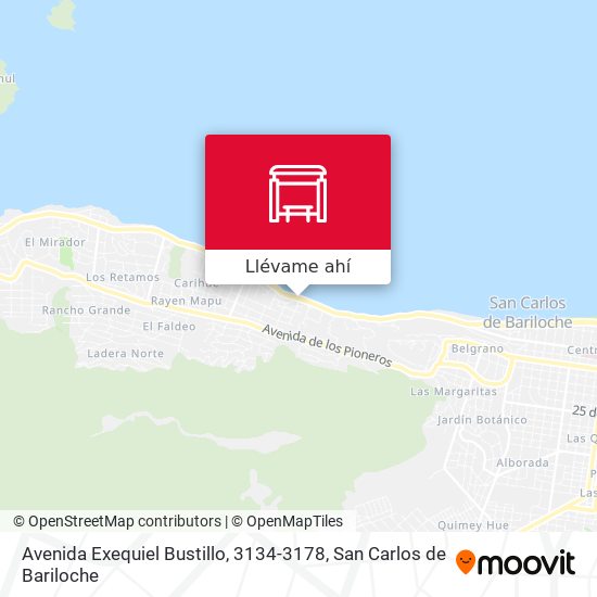 Mapa de Avenida Exequiel Bustillo, 3134-3178