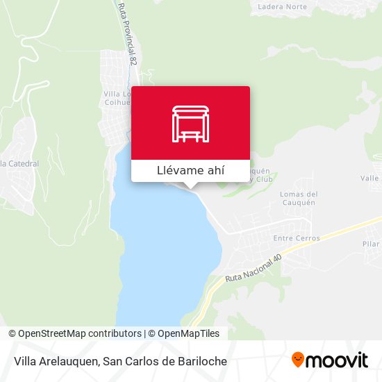 Mapa de Villa Arelauquen