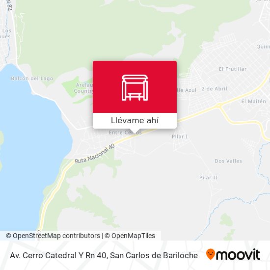Mapa de Av. Cerro Catedral Y Rn 40