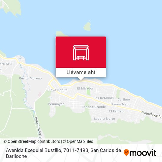Mapa de Avenida Exequiel Bustillo, 7011-7493