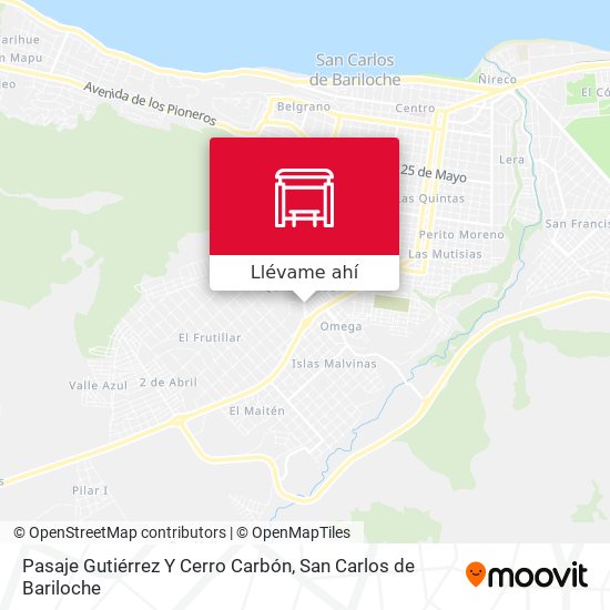 Mapa de Pasaje Gutiérrez Y Cerro Carbón
