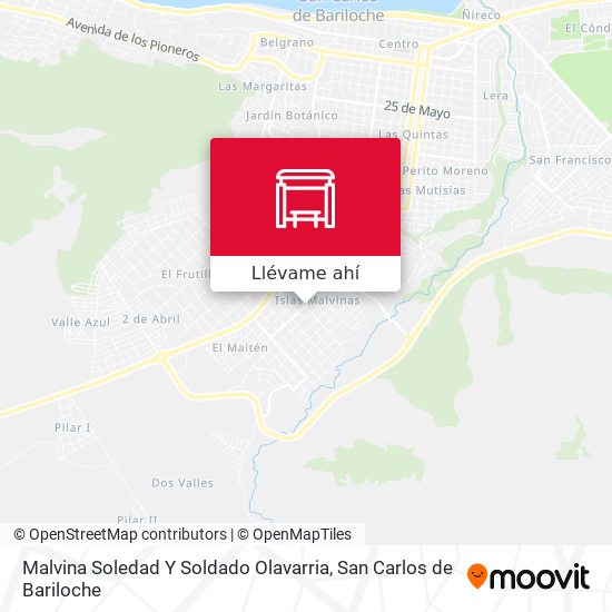 Mapa de Malvina Soledad Y Soldado Olavarria