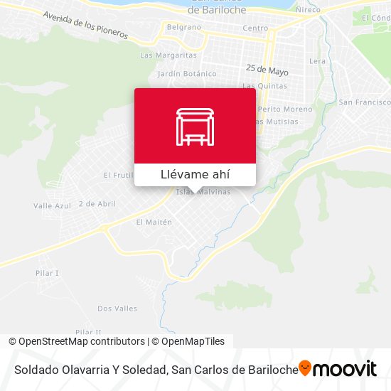 Mapa de Soldado Olavarria Y Soledad