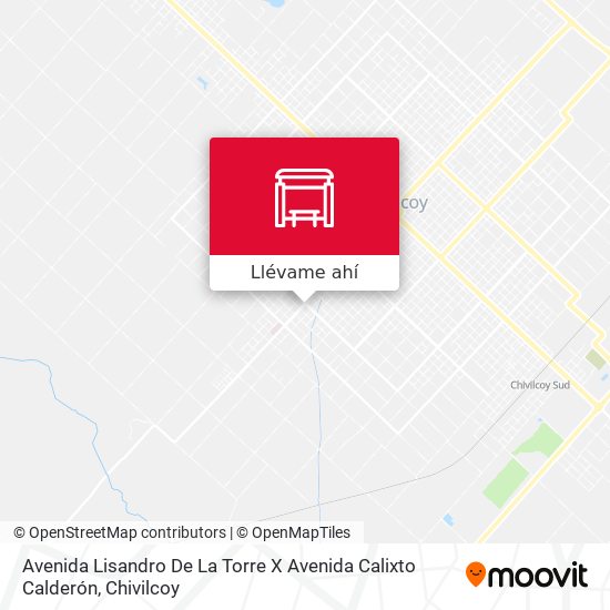 Mapa de Avenida Lisandro De La Torre X Avenida Calixto Calderón