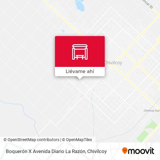 Mapa de Boquerón X Avenida Diario La Razón