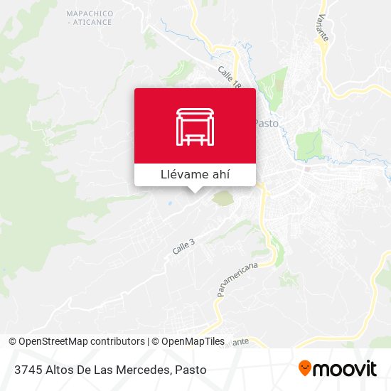 Mapa de 3745 Altos De Las Mercedes