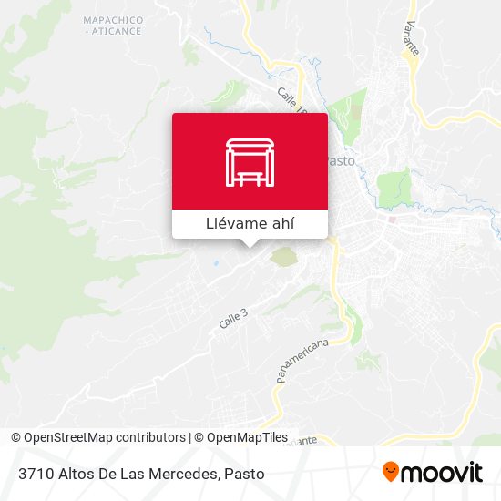 Mapa de 3710 Altos De Las Mercedes