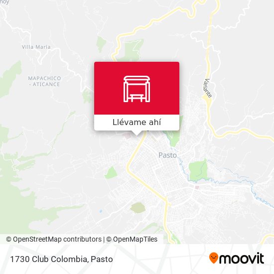 Mapa de 1730 Club Colombia