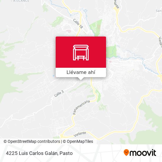 Mapa de 4225 Luis Carlos Galán