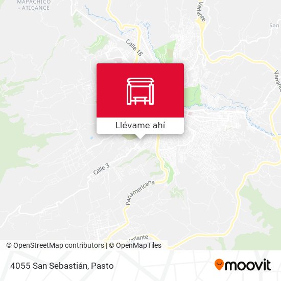 Mapa de 4055 San Sebastián