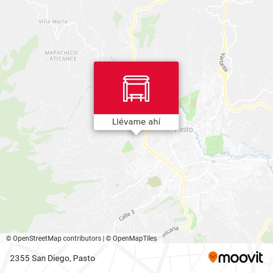 Mapa de 2355 San Diego
