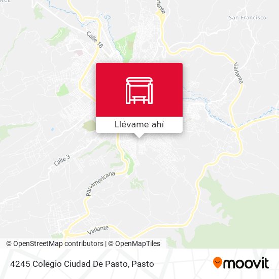Mapa de 4245 Colegio Ciudad De Pasto