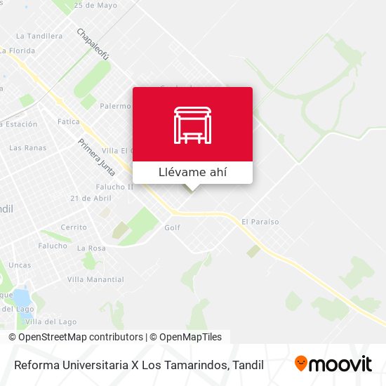 Mapa de Reforma Universitaria X Los Tamarindos