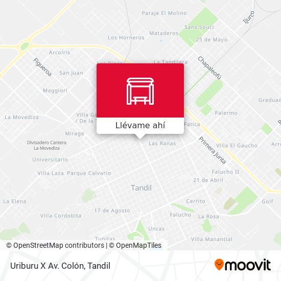 Mapa de Uriburu X Av. Colón