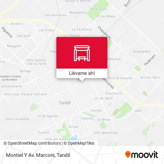 Mapa de Montiel Y Av. Marconi