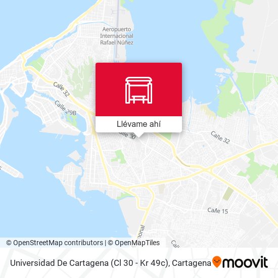 Mapa de Universidad De Cartagena (Cl 30 - Kr 49c)
