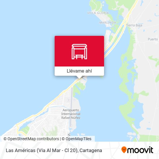 Mapa de Las Américas (Vía Al Mar - Cl 20)