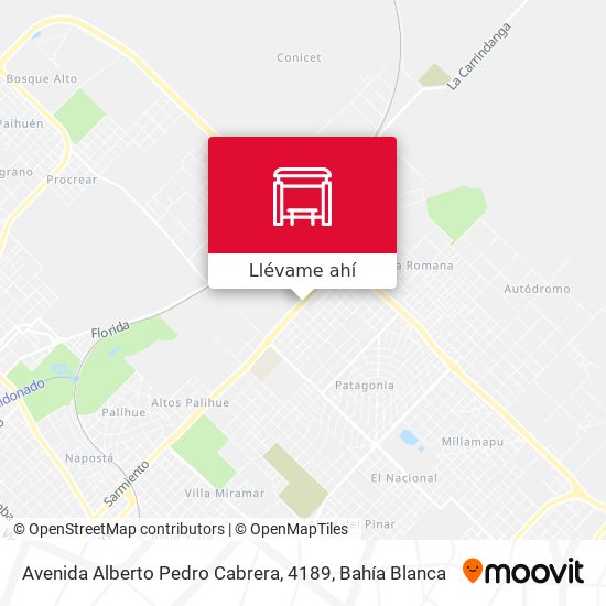 Mapa de Avenida Alberto Pedro Cabrera, 4189