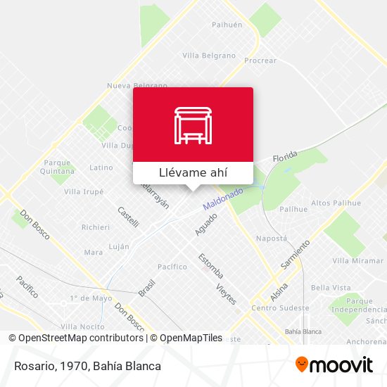 Mapa de Rosario, 1970