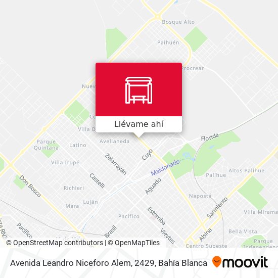 Mapa de Avenida Leandro Niceforo Alem, 2429