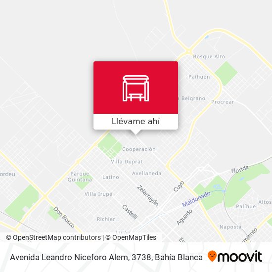 Mapa de Avenida Leandro Niceforo Alem, 3738