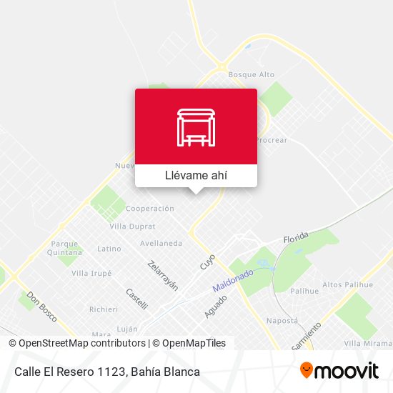 Mapa de Calle El Resero 1123
