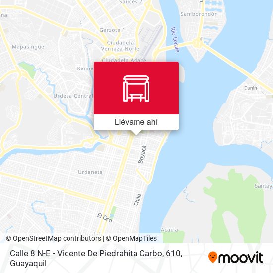 Mapa de Calle 8 N-E - Vicente De Piedrahita Carbo, 610