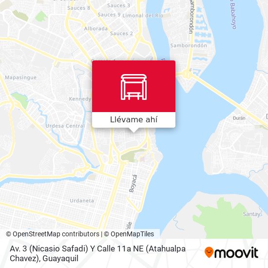Mapa de Av. 3 (Nicasio Safadi) Y Calle 11a NE (Atahualpa Chavez)