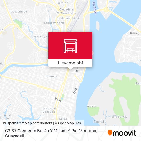 Mapa de C3 37 Clemente Ballén Y Millán) Y Pio Montufar