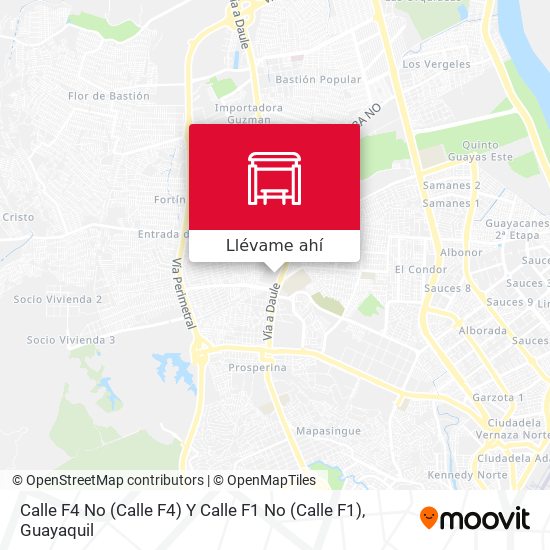 Mapa de Calle F4 No (Calle F4)  Y Calle F1 No (Calle F1)