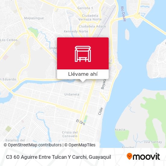 Mapa de C3 60 Aguirre Entre Tulcan Y Carchi