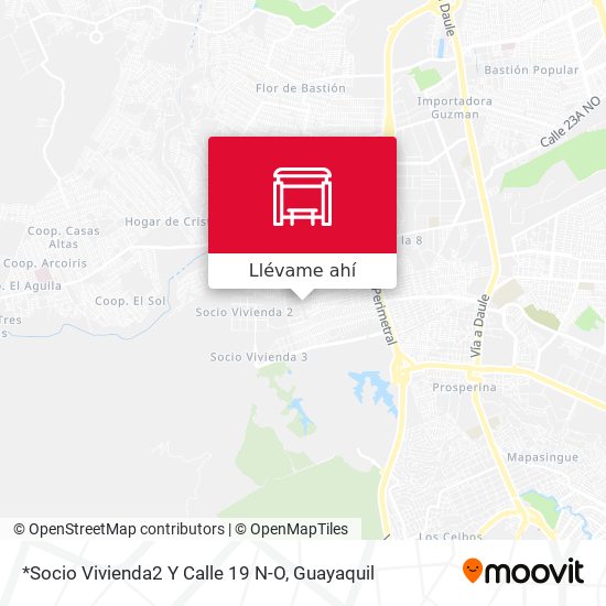 Mapa de *Socio Vivienda2 Y Calle 19 N-O