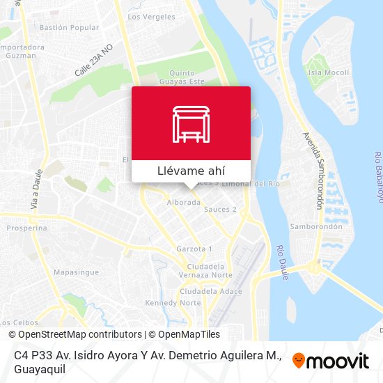 Mapa de C4 P33 Av. Isidro Ayora Y Av. Demetrio Aguilera M.