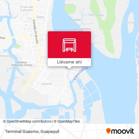 Mapa de Terminal Guasmo