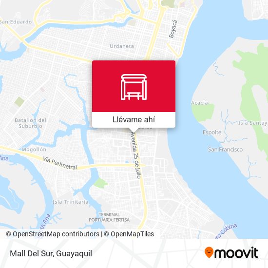 Mapa de Mall Del Sur